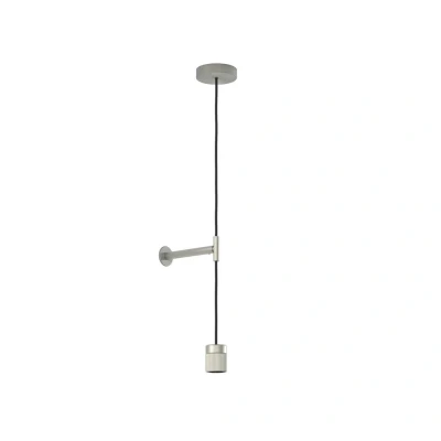 Image of Pendant Suspension Kit 3 Knurled Matt Nickel Light Astro