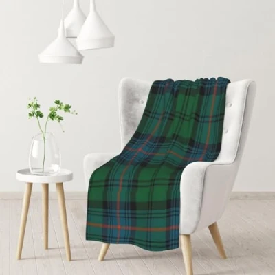 Image of Blanket,Warm Flannel Blanket Throw/Blanket Bed Throw for Sofa Office 102X 76 cm,Clan Armstrong Tartan