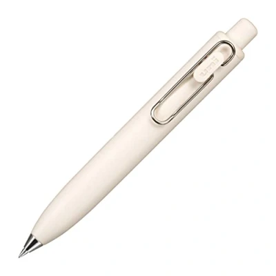 Image of Mitsubishi Pencil UMNSP05.46 Uni Ball One P Gel Ballpoint Pen, 0.5, Yogurt