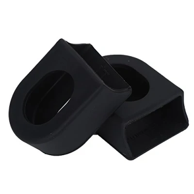 Image of Keen so 2pcs Crankset Covers, Soft Protective crank Cover, Lightweight boots (Black)
