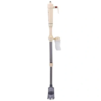 Image of Zerodis Electric Aquarium Gravel Cleaner,Battery Powered Fish Tank Siphon Water Change Cleaning Tool Sand Washing Device Pump Filter for Pond (Battery Not included)