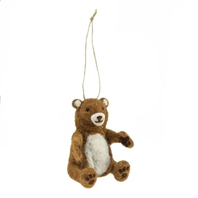 Image of Trimits Needle Felting Craft Kit, Teddy Bear