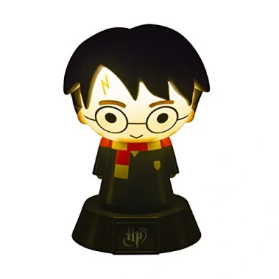 Image of Harry Potter Icon Light Officially Licensed Warner Bros Free Standing Desk Light, Gaming Room Decor and Merchandise for Boys Girls Paladone
