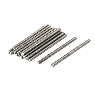 Image of Sourcingmap M3 x 50mm 0.5mm Pitch 304 Stainless Steel Fully Threaded Rods Hardware 20 Pcs