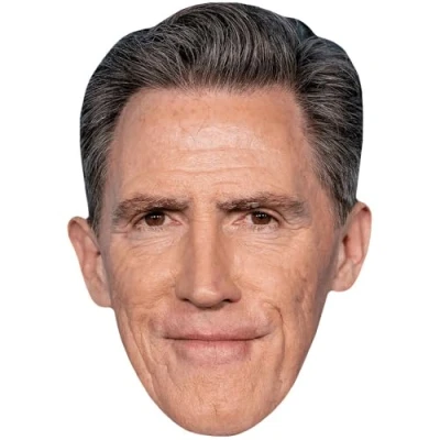 Image of Rob Brydon (Brown Eyes) Celebrity Mask, Flat Card Face, Fancy Dress Mask