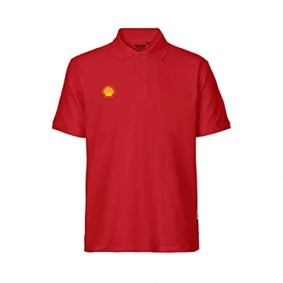 Image of Shell Classic polo shirt mens red medium