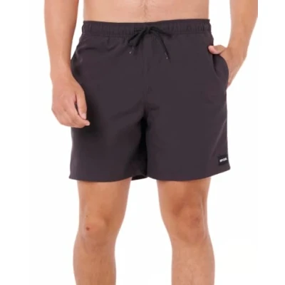Image of Rip Curl Men&#039;s 17&quot; Volley Boardshorts Elastic Waist Swim Trunks with Fast Drying Stretch Fabric and Pockets Board Shorts, Black, XL