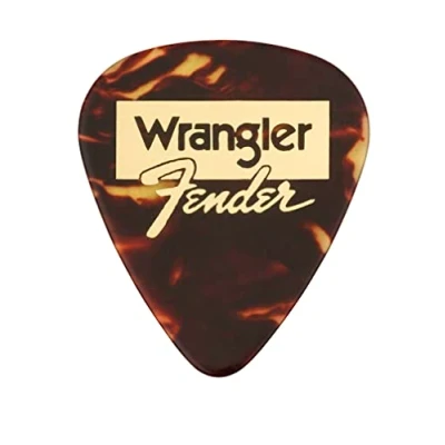Image of Fender and Wrangler Picks, 351 Shape, Tortoiseshell, (8)