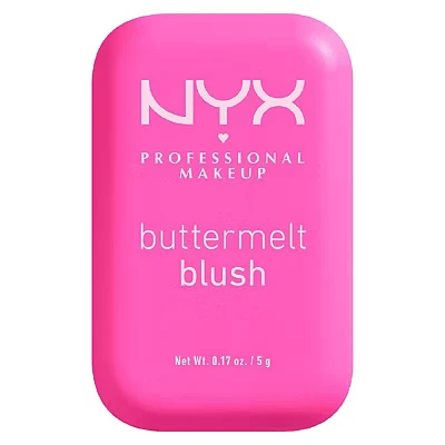 Image of NYX Professional Makeup Buttermelt Powder Blush, Up To 12H Wear, Seamless Blending, Fade and Transfer Resistant, With Shea Mango Butter, Vegan Formula, Shade: All The Butta