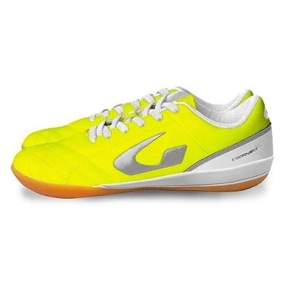 Image of GEMS Men&#039;s TORNEO X in Sneaker, Fluo Yellow White Grey, 8 UK