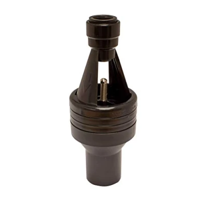 Image of Hotun Hiflo Dry Trap Tundish SF Black Pushfit 15mm x 32mm