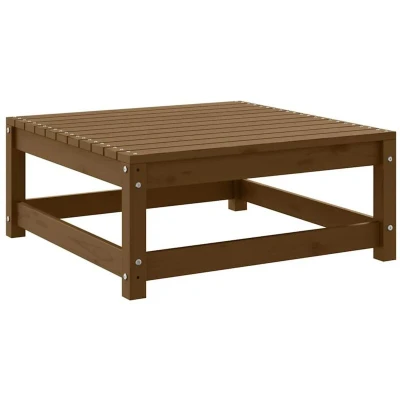Image of vidaXL Garden Footstool 70x70x30 cm Honey Brown Solid Wood Pine