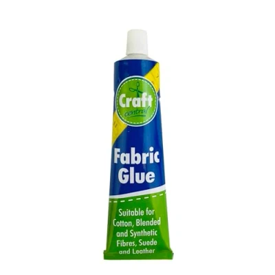 Image of Fabric Glue For Clothes 50ml DIY Crafts, Upholstery, Material, Textile, Felt and Badges Suitable Cotton, Blended Synthetic Fiber, Suede Leather