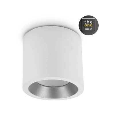 Image of Cosmos LED Large Outdoor Surface Mounted Spotlight White IP65