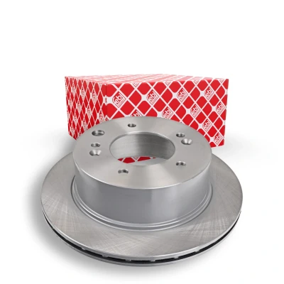 Image of 584113E300 Brake disc FEBI BILSTEIN 108507 Rear Axle 315mm 20mm 5 Hole 139,7mm internally vented Coated KIA: SORENTO 1