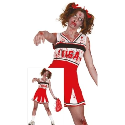 Image of Fiestas GUiRCA Zombie Pom Girl Costume for Women M