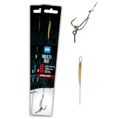 Image of Nash Multi rig Barbless Hook size 8 Carp