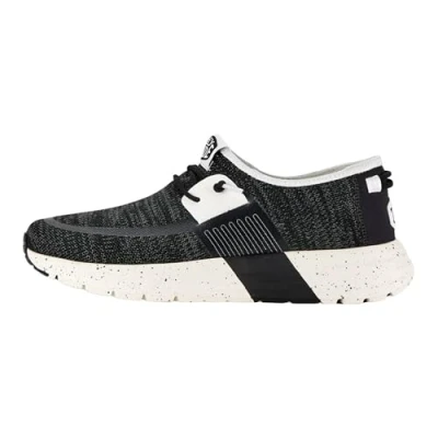 Image of HEYDUDE Men&#039;s Sirocco M Sport Mode Sneaker Shoes, Black/White, 11 UK
