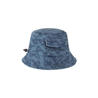 Image of SEALSKINZ Unisex Lynford Waterproof Skinz Print Canvas Bucket Hat, Navy Print, S M EU