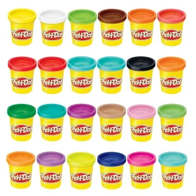 Image of Play Doh Modeling Compound 24 Pack Case of Colors, Non Toxic, Multi Color, 3 Ounce Cans, Ages 2 and up (Amazon Exclusive)