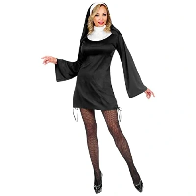 Image of Widmann 07542 Costume Nun, Black, M