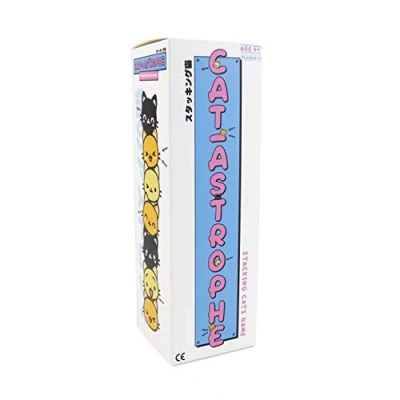 Image of Gift Republic Catastrophe Cat Stacking Game, Multi, 21cm High