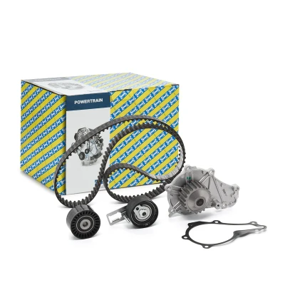Image of 3646454 Water Pump + Timing Belt Kit SNR KDP459.660 25mm FORD: FIESTA 6, 6 Van, PEUGEOT: 208 I Hatchback, 207 2008 Estate