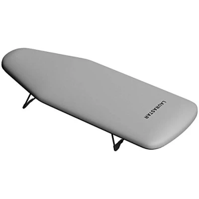Image of Ironing XS Board, 82cm x 31xm 13cm, Perfect for Small Spaces, Retractable Legs, 2Kg, 100% Cotton, Easily Stored