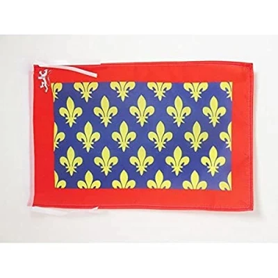 Image of AZ Flag French Department of Sarthe 18&#039;&#039; x 12&#039;&#039; 100% Polyester France Small Banner with Two Cords Fade Resistant Vivid Colors 18x12 in 45x30 Cm