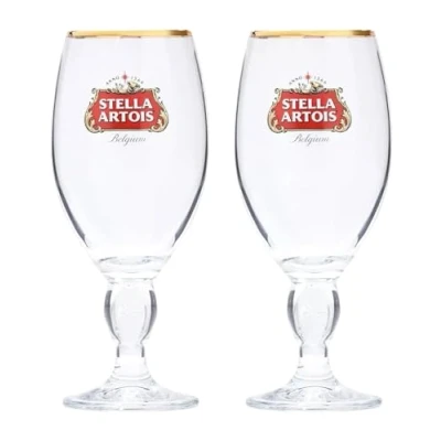 Image of Stella Artois 33 Centiliter Star Chalice, Set of 2