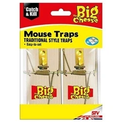 Image of The Big Cheese Wooden Mouse Trap Pack Of 4