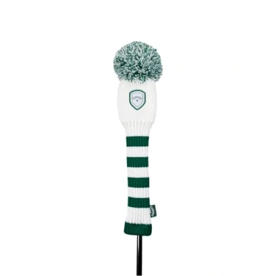 Image of Callaway Golf Pom Hybrid Headcover 2025 White/Green