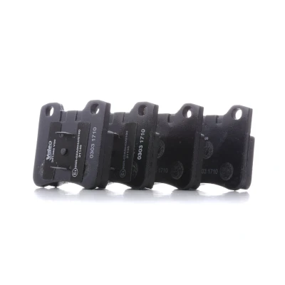 Image of 425286 Brake pad set VALEO 301360 FIRST Front Axle excl. wear warning contact with anti squeak plate PEUGEOT: 106 I Hatchback, II Hatchback