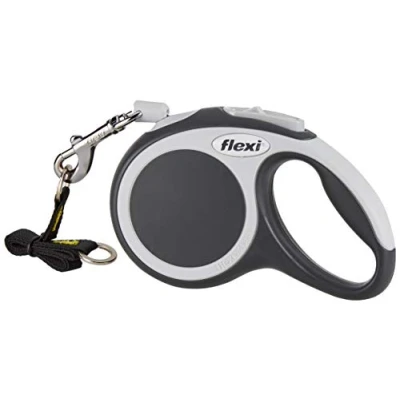 Image of Flexi Vario Cord Extra Small Grey 3m Retractable Dog Leash/Lead for dogs up to 8kgs/18lbs