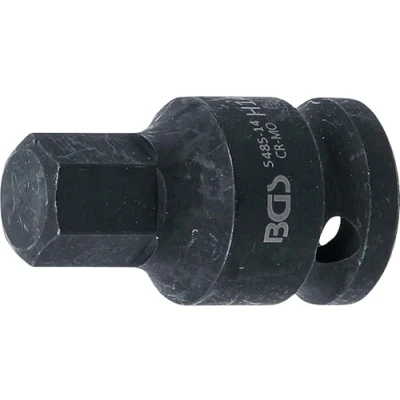 Image of BGS 5485 14 Impact Bit Socket length 42 mm 12.5 (1/2&quot;) Drive internal Hexagon