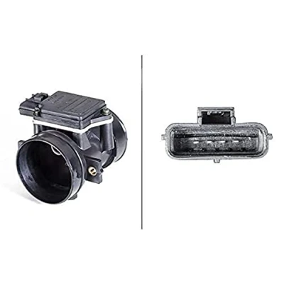 Image of 1019594, 1030844, 96FP12B579AA, 96FP12B579AB Mass air flow sensor HELLA 8ET 358 095 081