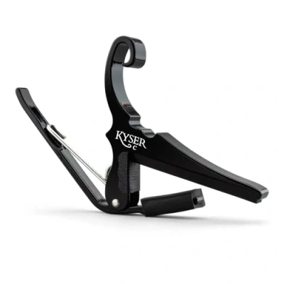 Image of Kyser Quick Change Capo for classical/flamenco guitars, Black, KGCB