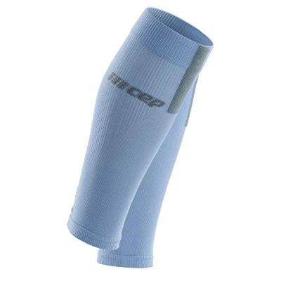 Image of CEP calf Sleeves 3.0 for woman precise compression in sky/grey size II