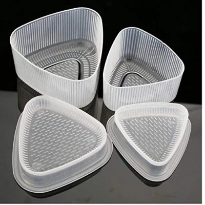 Image of Casecover 2pcs Kitchen Triangular Form Sushi Mould Onigiri Rice Ball Bento Press Maker Tool Mold