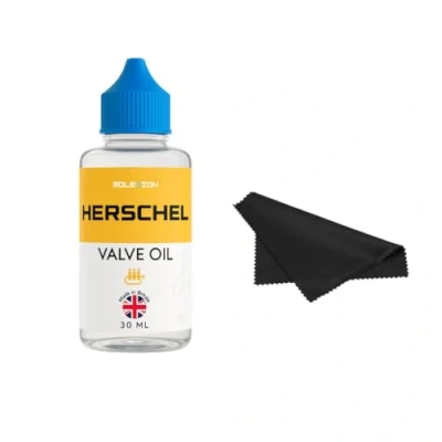 Image of Molevion Herschel Valve Oil 30ml Premium Fast Action Lubricant for Trumpet, Cornet, Euphonium &amp; Other Brass Instruments Smooth Performance Corrosion Protection