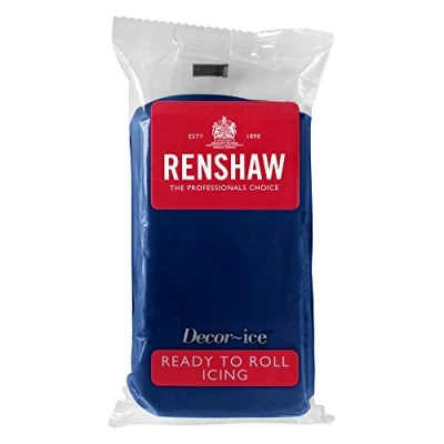 Image of Renshaw Navy Blue Ready to roll icing 250g 1 Packet