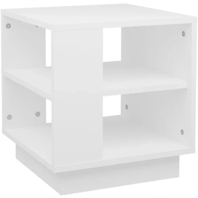 Image of vidaXL Coffee Table White 40x40x43 cm Engineered Wood