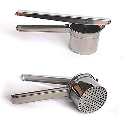 Image of Potato Ricer Masher, Food Grade Stainless Steel Press, Fruit &amp; Veg Press for Mashed Potatoes Dishwasher Safe