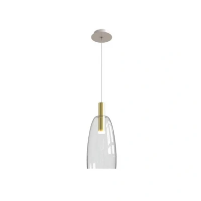 Image of Gazi Dome Ceiling Pendant Light 5W Clear Glass