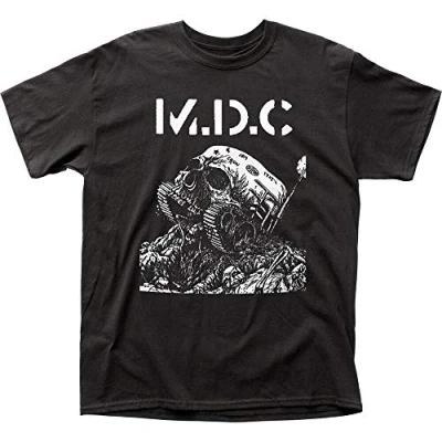 Image of Mdc Skull Tank Adult T Shirt Black