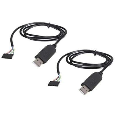 Image of TECNOIOT 2pcs 6Pin FTDI FT232RL USB TO Serial Adapter Module TTL RS232 Cable