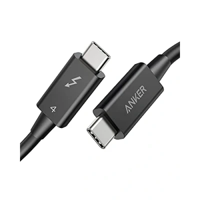 Image of Anker Thunderbolt 4 Cable 2.3 ft, Supports 8K Display / 40 Gbps Data Transfer 100W Charging USB C to Cable, for Type MacBooks, iPad Pro, Hub, Docking, and More (Intel Certified)