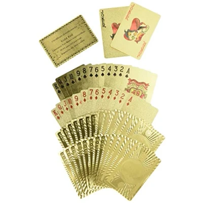 Image of Trademark Poker GLDCARD 24K Gold Playing Cards