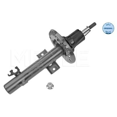 Image of 1S0413031B, 1S0413031C Shock absorber MEYLE 126 623 0017 Front Axle Gas Pressure Twin Tube Suspension Strut Top pin ORIGINAL Quality