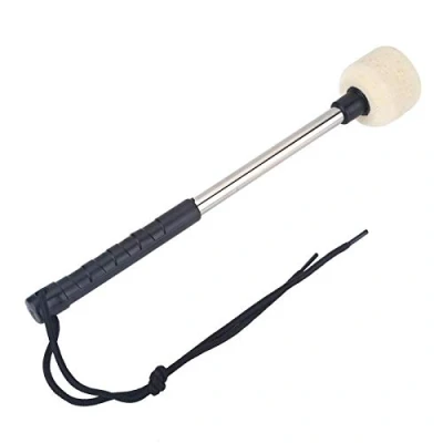 Image of Bass Drum Mallet, Drumstick with Wool Felt Mallet Accessory Head Percussion Marching Band
